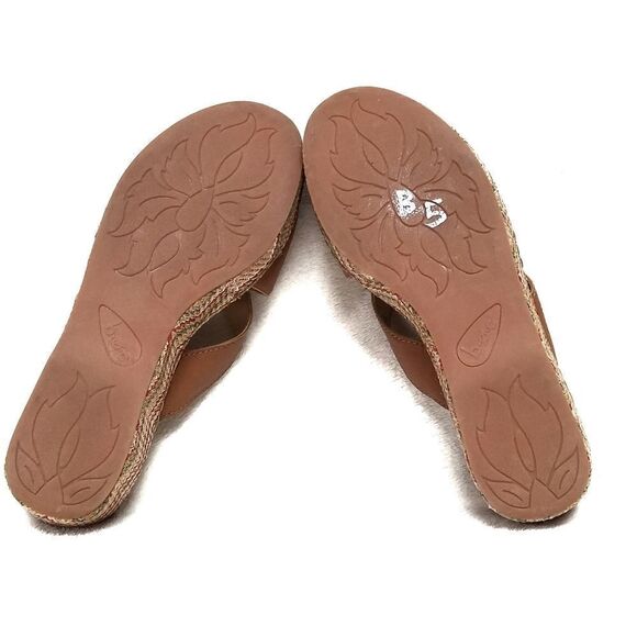 B.o.c. Aztec Print Open Toe Wedge Platform Sandals - Picture 6 of 8